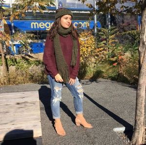 Crochet Fringe Scarf